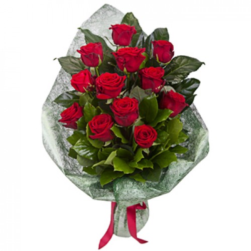 Красные розы на траур с доставкой по Высоцку